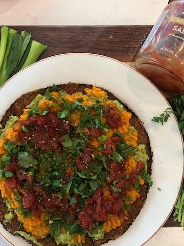 Sweet Potato Mash Wrap